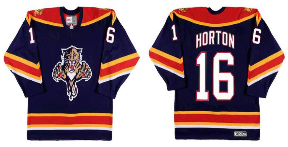 2019 Men Florida Panthers 16 Horton blue CCM NHL jerseys